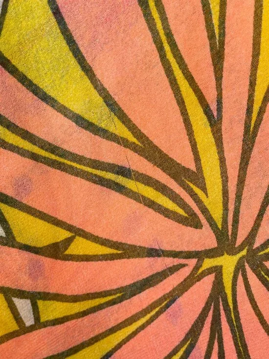 Sacred Threads Reversible 2-Piece Set Yellow Tropical Boho Skirt M/L - Picture 11 of 11